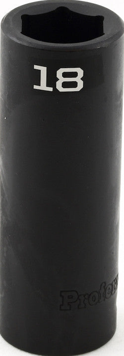 1/2" Drive Metric 6 Point Impact Sockets