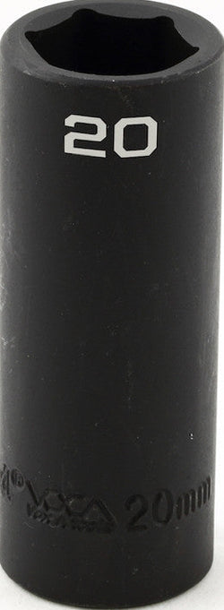 1/2" Drive Metric 6 Point Impact Sockets
