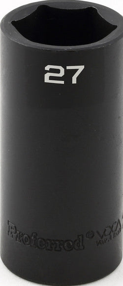 1/2" Drive Metric 6 Point Impact Sockets
