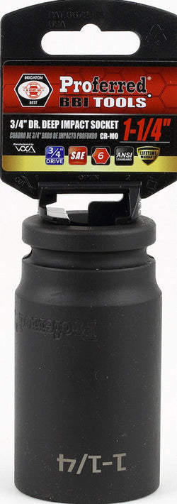 3/4" Drive SAE 6 Point Deep Impact Socket