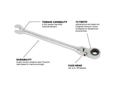 Flex Ratcheting Wrench - SAE