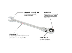 Flex Ratcheting Wrench - SAE