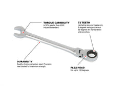 Flex Ratcheting Wrench - SAE