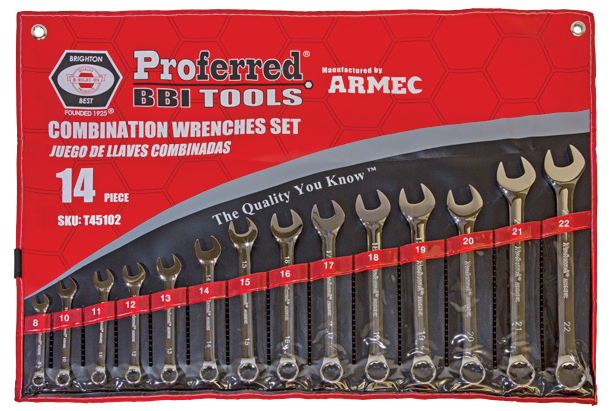 Combination Wrench Set - Metric 14 pc.