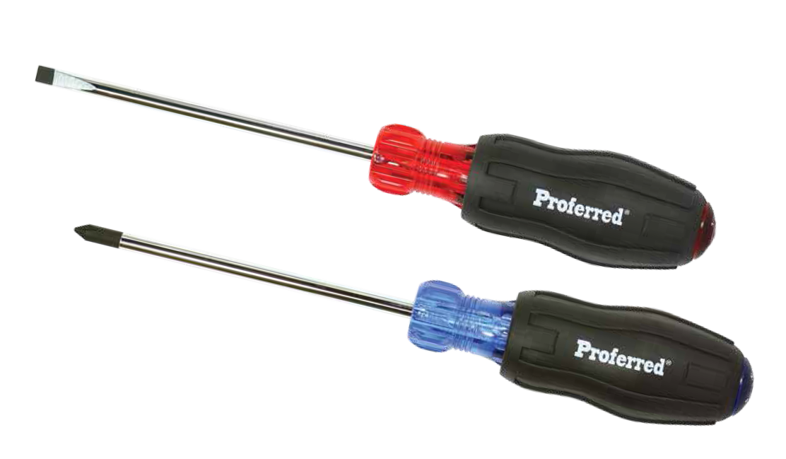 Acetate Cushion Grip Screwdriver - Phillips & Slotted