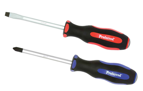 Go-Thru Screwdriver - Phillips & Slotted