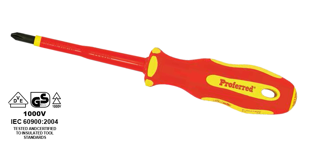 Insulated [1000V] Screwdriver - Phillips & Slotted